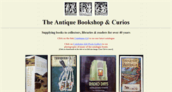 Desktop Screenshot of antiquebookshop.com.au