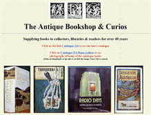 Tablet Screenshot of antiquebookshop.com.au